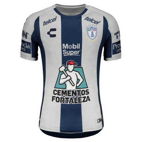 Tailandia Camiseta Pachuca 1ª 2020-2021 Azul Blanco